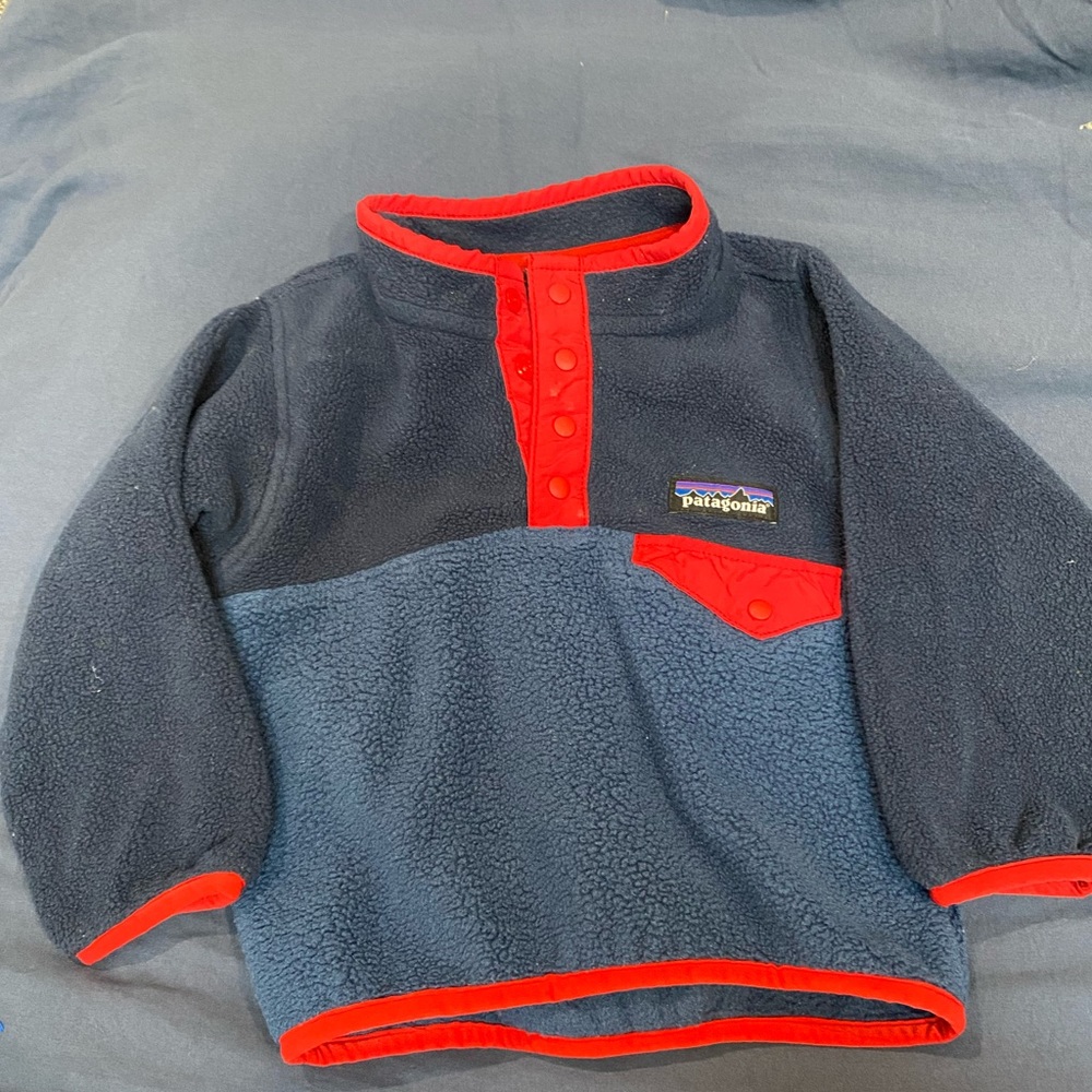 Fleece half button down pull over